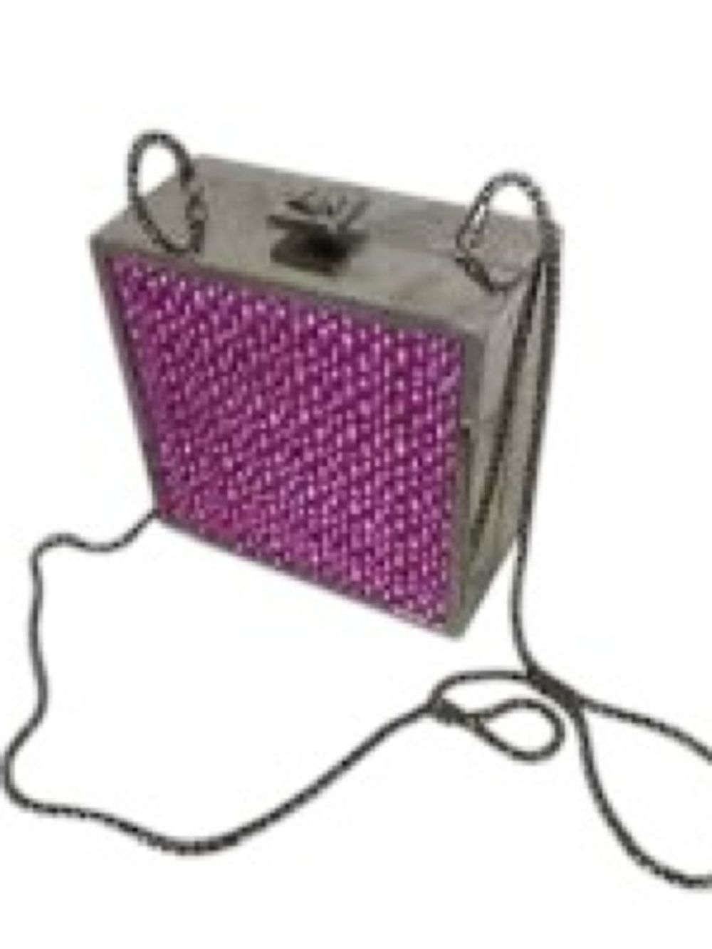 henri bendel Pink Beaded Box Shoulder Bag